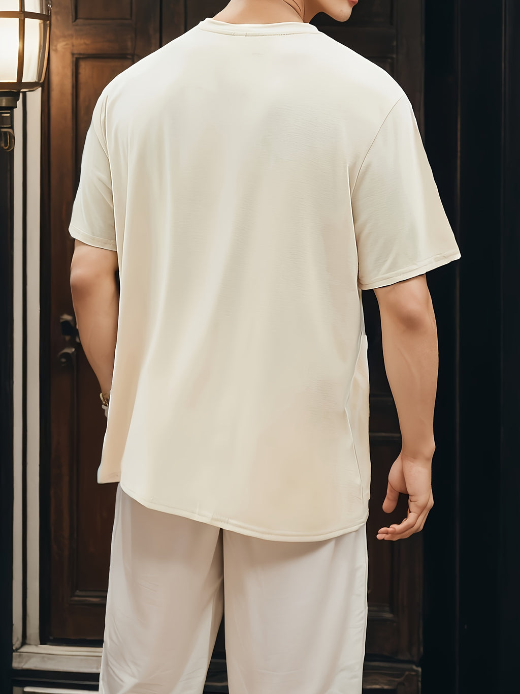 Men'S Heavyweight 210gsm 100% T-Shirt - White Crew Neck Casual Everyday & Formal Tee - Soft Breathable Fabric for Beach, Office, Parties - Minimalist Everyday Essential Wardrobe Staple, Beach T Shirt, Party Attire, Simple Des