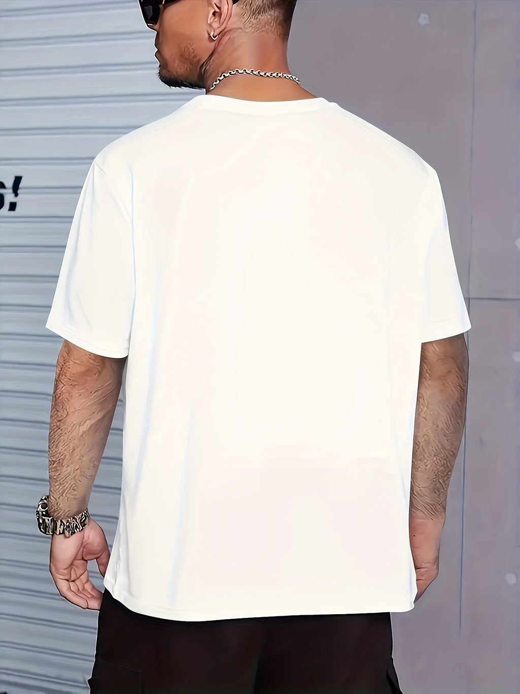 Men'S Heavyweight 210gsm 100% T-Shirt - White Crew Neck Casual Everyday & Formal Tee - Soft Breathable Fabric for Beach, Office, Parties - Minimalist Everyday Essential Wardrobe Staple, Beach T Shirt, Party Attire, Simple Des