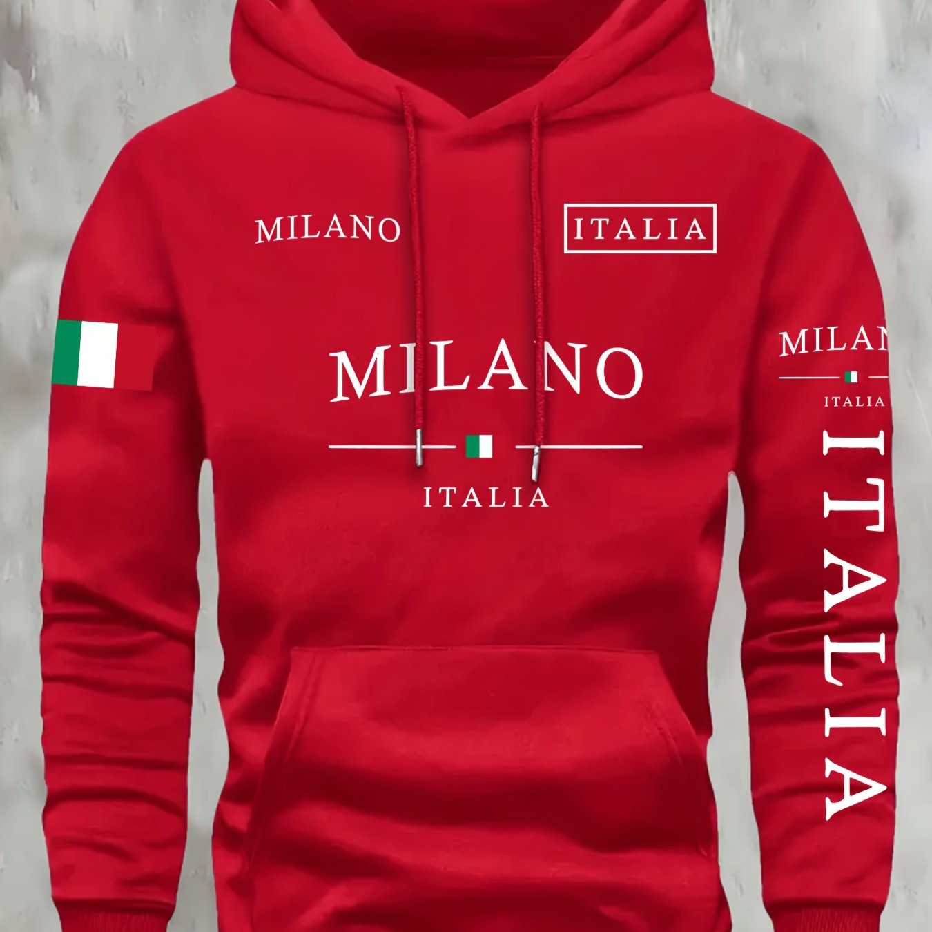 Kourrter's New Retro Couple Hoodies - European & American Trendy, Geometric Prints, Autumn & Winter Fashion