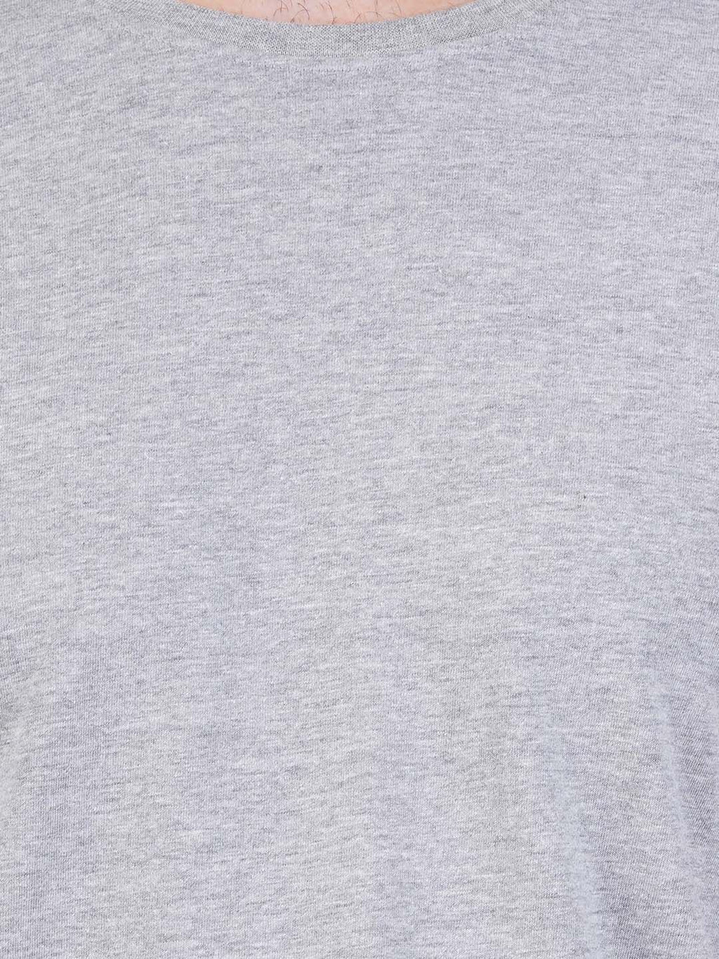 Round Neck Tshirt Grey Cotton Tshirt for men and women for summer breathable cool soft fine fabric